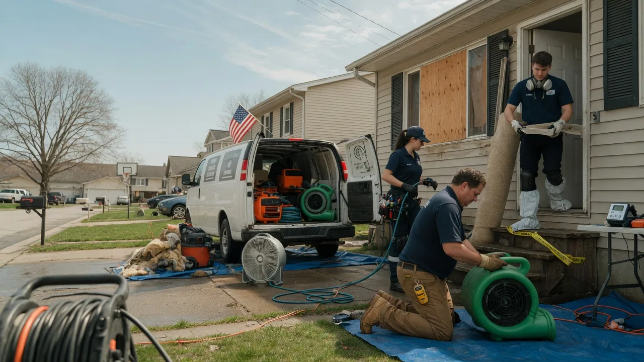 Water Damage Restoration in Dawson, IL near me